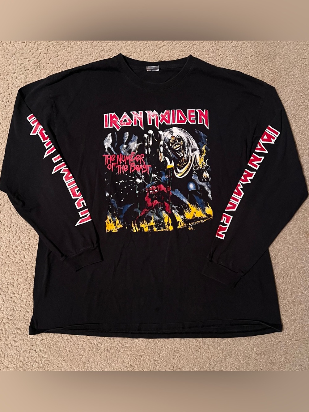 Iron Maiden The Number of the Beast shirt